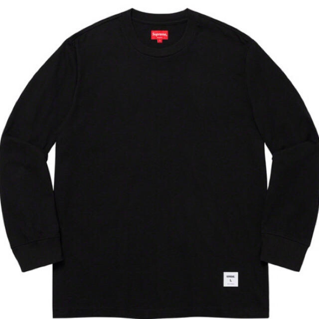 Supreme(シュプリーム)のTrademark L/S Top black シュプリーム メンズのトップス(Tシャツ/カットソー(七分/長袖))の商品写真