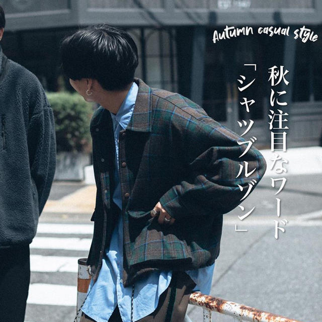 メンズjieda 19aw PLAID COACH JACKET