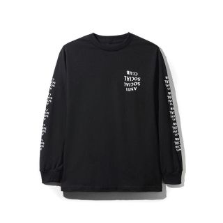 シュプリーム(Supreme)のanti social sociai club ロンT(Tシャツ/カットソー(七分/長袖))