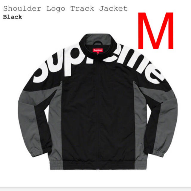 supreme shoulder logo track jacket M