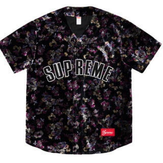 シュプリーム(Supreme)のSupreme Floral Velour Baseball Jersey L(その他)