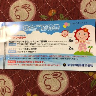 サマーランド株主優待券お値引きしました！(プール)
