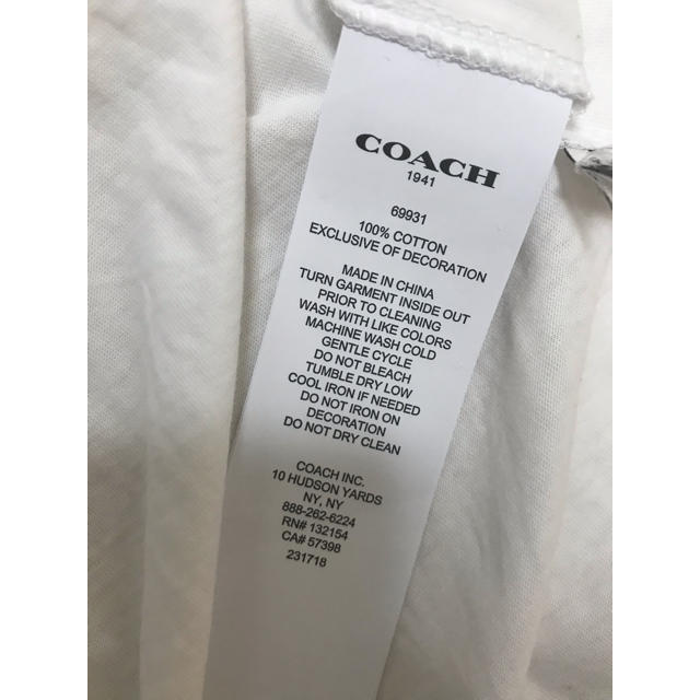 COACH(コーチ)のちゃむ様専用COACH レディース新作Ｔシャツ レディースのトップス(Tシャツ(半袖/袖なし))の商品写真