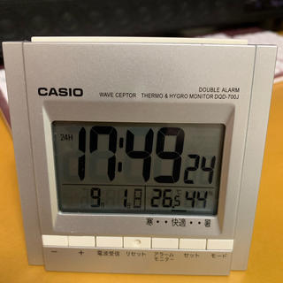 カシオ(CASIO)のおはな様専用 カシオ目覚まし時計 デジタル時計(置時計)