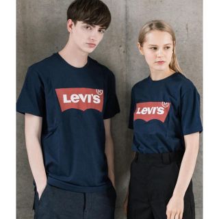 リーバイス(Levi's)の【Levi's】バットウィングTシャツ ネイビー(Tシャツ/カットソー(半袖/袖なし))