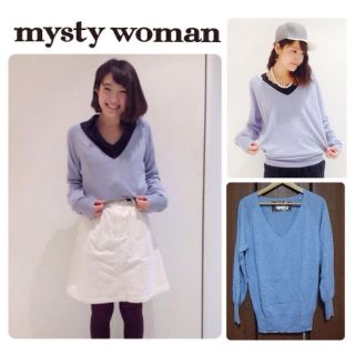 ミスティウーマン(mysty woman)のお値下げ⚠︎大人気色ニット(ニット/セーター)