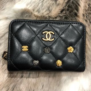 CHANEL マトラッセ チャーム付きコインケース | gulatilaw.com
