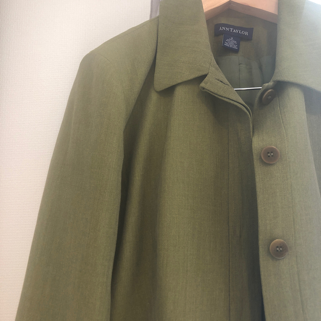 vintage リネンセットアップ カーキ カーキ色 khaki