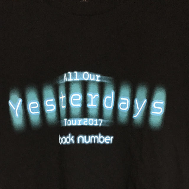 BACK NUMBER(バックナンバー)の★back number★ Tour2017ライブTシャツ エンタメ/ホビーのタレントグッズ(ミュージシャン)の商品写真