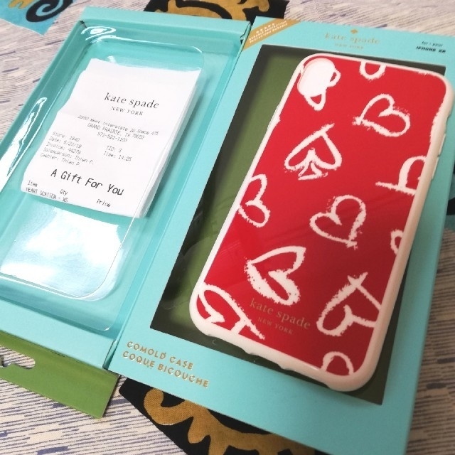 kate spade new york(ケイトスペードニューヨーク)のまさきち様専用◆kate spade iphone XR case ハート スマホ/家電/カメラのスマホアクセサリー(iPhoneケース)の商品写真