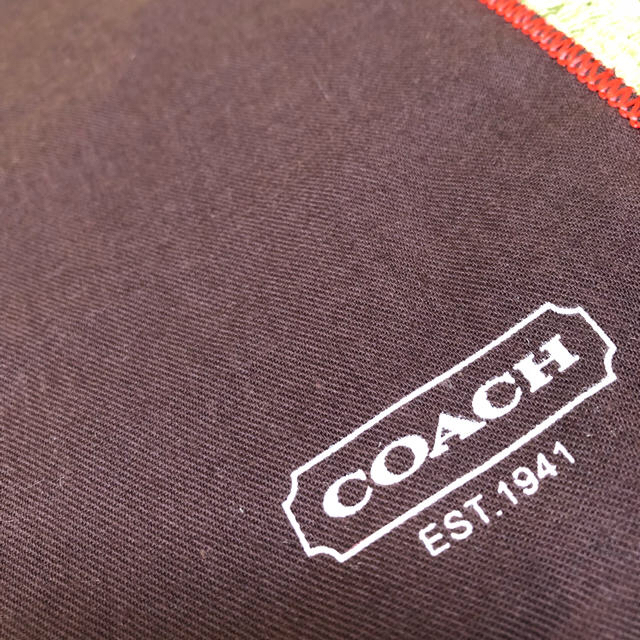 COACH(コーチ)の速達料金込み！COACH コーチ 保存袋 巾着 レディースのバッグ(ショップ袋)の商品写真