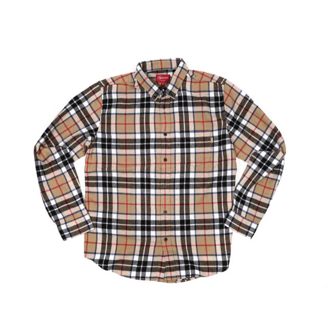 Supreme Tartan L/S Flannel shirt Tan S