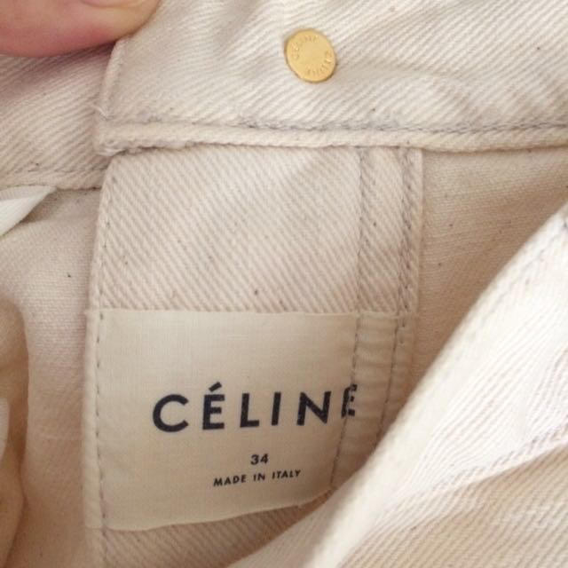 celine(セリーヌ)のセリーヌ ホワイトデニム レディースのパンツ(デニム/ジーンズ)の商品写真