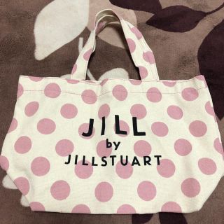 ジルバイジルスチュアート(JILL by JILLSTUART)のsweet２０１８年8月号付録 ジルバイジルスチュアート ドット柄トートバッグ(トートバッグ)