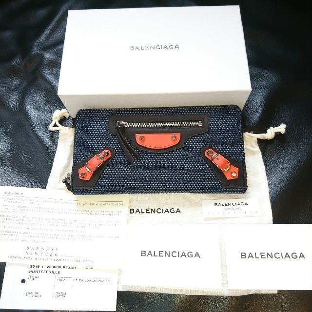 Balenciaga(バレンシアガ)の新品、未使用 バーニーズニューヨーク×BALENCIAGA 限定 メッシュ長財布 レディースのファッション小物(財布)の商品写真