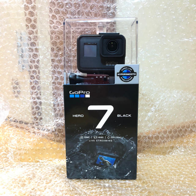 ビデオカメラGoPro HERO7 BLACK フィルムガラス付 gopro7 black