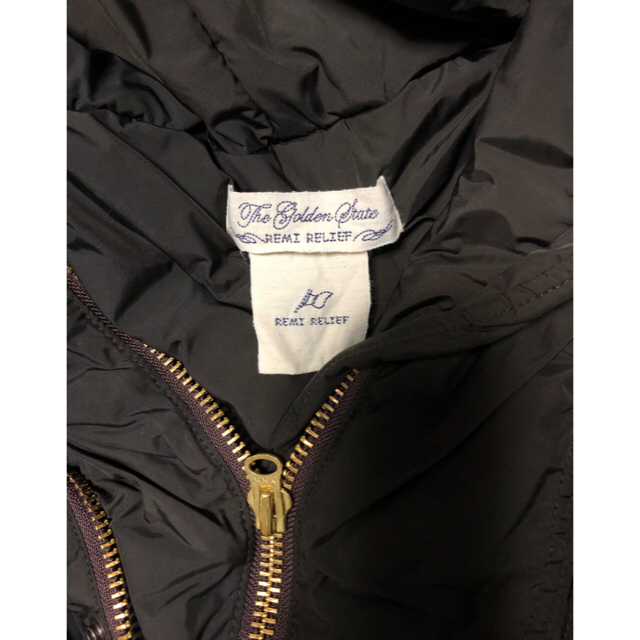 L'Appartement DEUXIEME CLASSE(アパルトモンドゥーズィエムクラス)のREMI RELIEF Nylon Zip Up ジャケット/ブラウン レディースのジャケット/アウター(ブルゾン)の商品写真