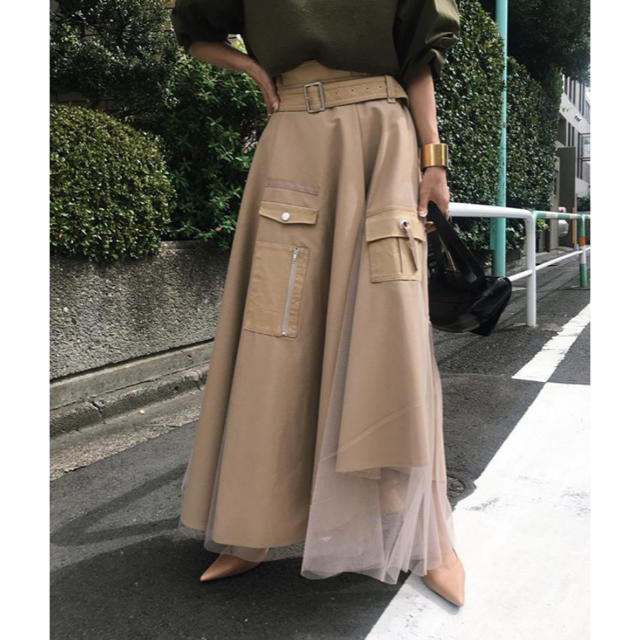 Ameri VINTAGE ミリタリーアシンメトリースカート お礼や感謝伝える