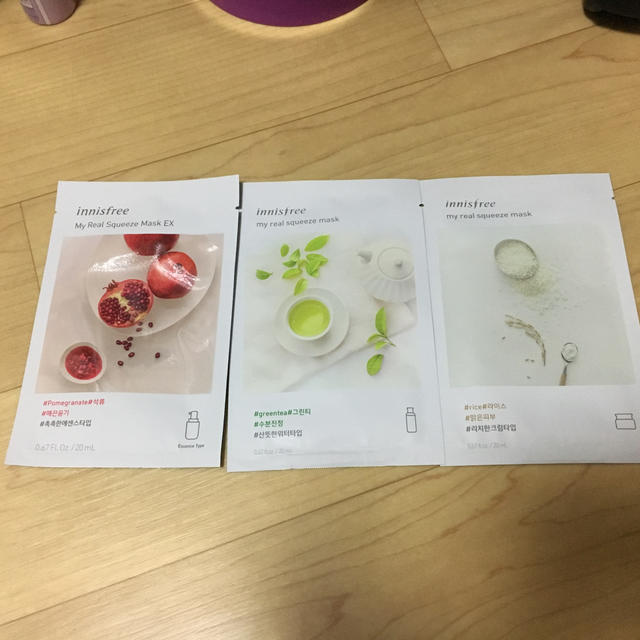 Innisfree(イニスフリー)のinnisfree my real squeeze mask コスメ/美容のスキンケア/基礎化粧品(パック/フェイスマスク)の商品写真