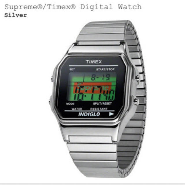 Supreme TIMEX Digitalwatch silver
