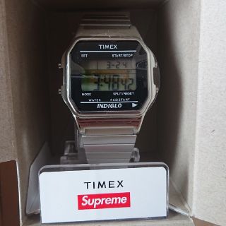 シュプリーム(Supreme)のSupreme timex silver(腕時計(デジタル))