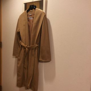 マックスマーラ(Max Mara)のMax Mara キャメルコート  ガウンコート  白タグ 滝沢さん愛用(ロングコート)