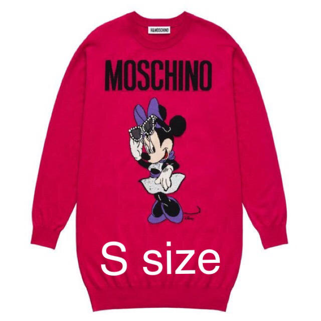 HM モスキーノ コラボ ワンピース ピンク moshino  h&m ミニーsレディース