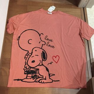 ピーナッツ(PEANUTS)のオレンジチョコさん専用 新品スヌーピー＋リトルミィ オーバーサイズTシャツ(Tシャツ(半袖/袖なし))