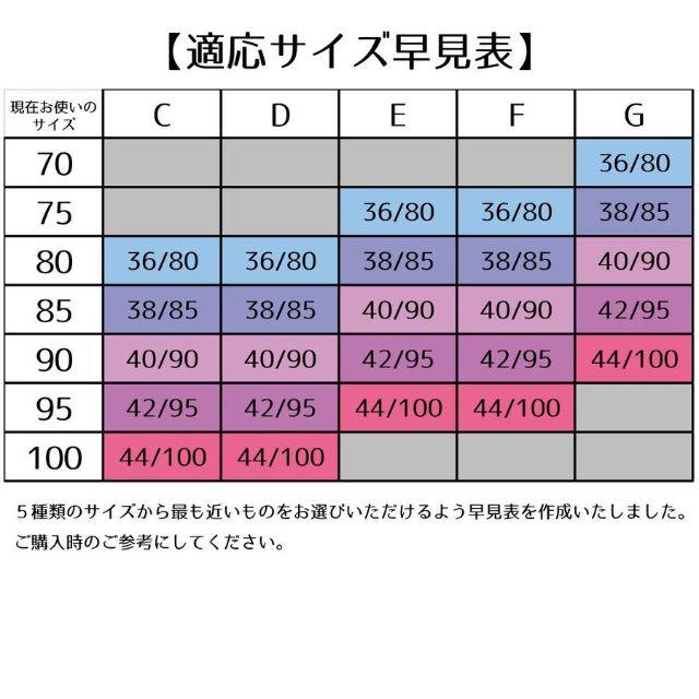 スマートブラ グラマー 大きいサイズ 谷間ブロック付 下着 ホールド キープ レディースの下着/アンダーウェア(ブラ)の商品写真