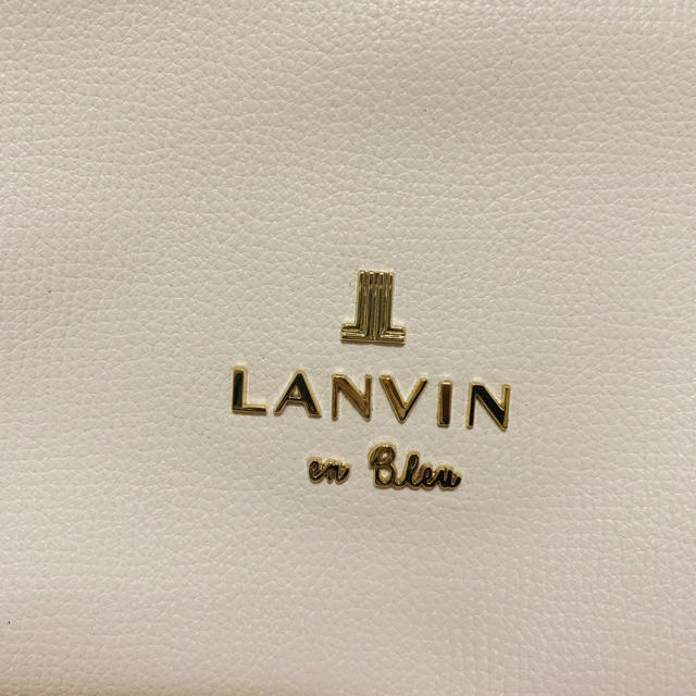 LANVIN en Bleu(ランバンオンブルー)のランバン 白 バッグ レディースのバッグ(ハンドバッグ)の商品写真