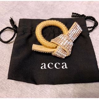 アッカ(acca)のアッカ acca AUDREY ドレスポニー 美品(ヘアゴム/シュシュ)