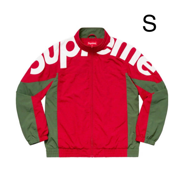 supreme  shoulder logo track jacket L 赤