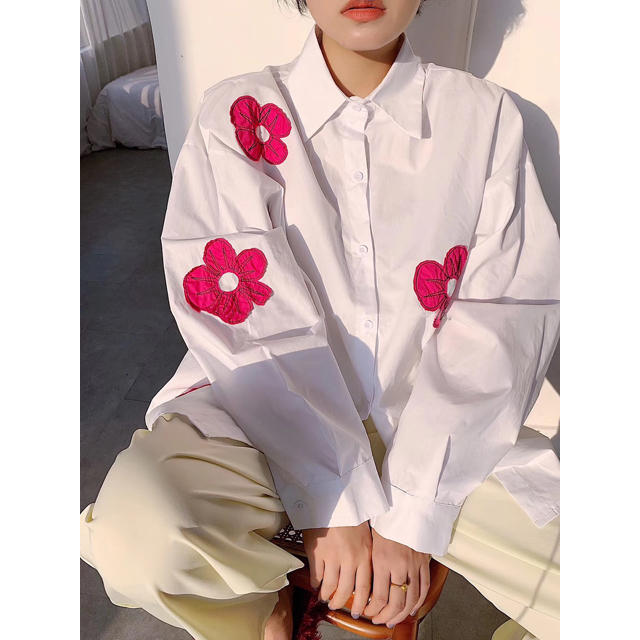 COMME des GARCONS - コムデギャルソン molly goddard フラワーシャツ