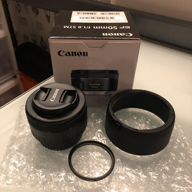 新品 canon EF 50mm f/1.8 STM キャノン 3点セット