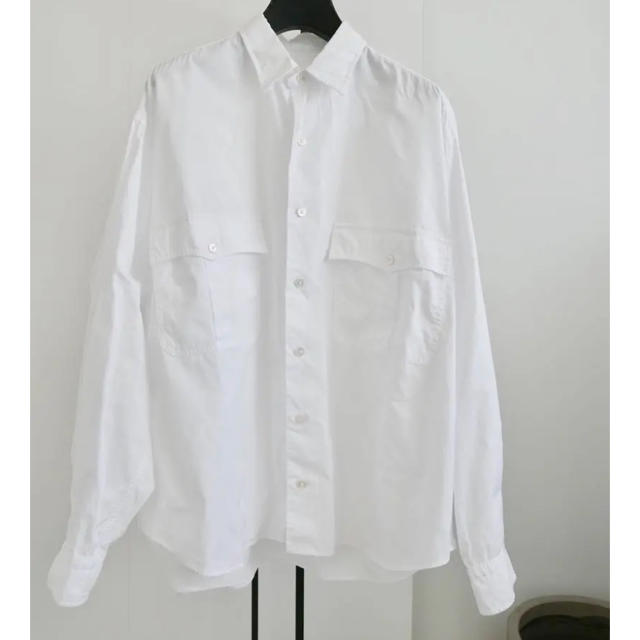 メンズporter classic   rollup shirts white