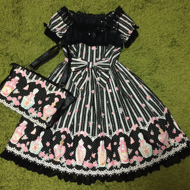 Angelic Pretty ローズトワレ ワンピースのみ 黒 www.krzysztofbialy.com