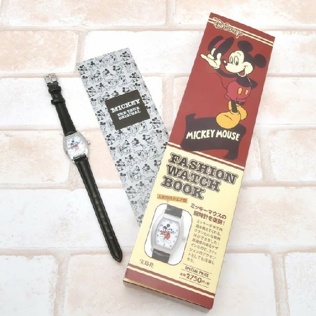 ミッキーマウス - ミッキーマウス 　Disney　 FASHION WATCH BOOK　宝島社の通販 by ふくたん's shop｜ミッキーマウスならラクマ