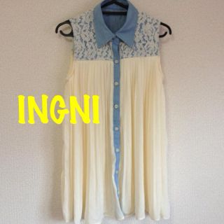 イング(INGNI)のINGNI＊ノースリーブシャツ(カットソー(半袖/袖なし))