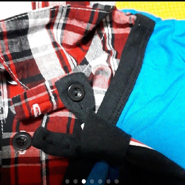 重ね着風Tシャツ95 キッズ/ベビー/マタニティのキッズ服男の子用(90cm~)(Tシャツ/カットソー)の商品写真