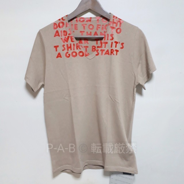 新品 タグ付き Maison Margiela エイズT-shirt