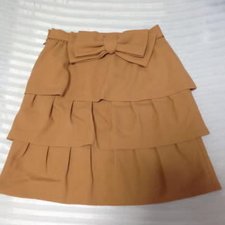 レッセパッセ(LAISSE PASSE)のデビュー♡フリルスカート(ひざ丈スカート)