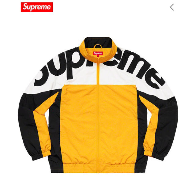 Supreme(シュプリーム)のShoulder Logo Track Jacket Gold Lサイズ メンズのジャケット/アウター(ナイロンジャケット)の商品写真