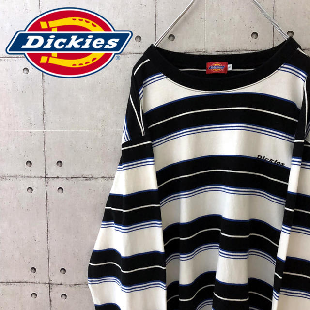 Dickies(ディッキーズ)の【訳あり】ディッキーズ ボーダー ロンT ビッグサイズ 長袖 メンズのトップス(Tシャツ/カットソー(七分/長袖))の商品写真