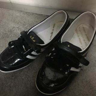 アディダス(adidas)のadidas スニーカー スリッポン 黒(スニーカー)