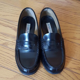 新品未使用　革靴　HARUTA　ローファー　ブラック　黒　23.0cm