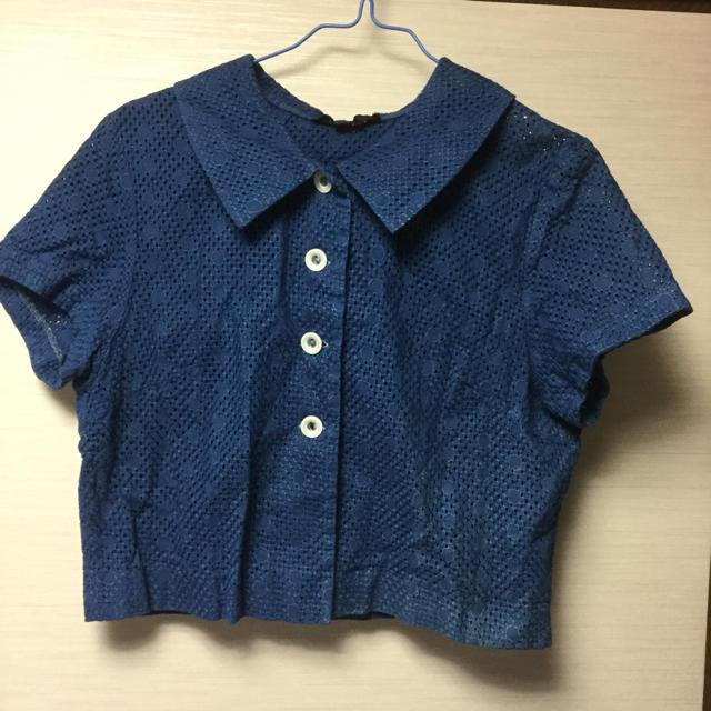 しました↦ 藍染め ボレロ しました