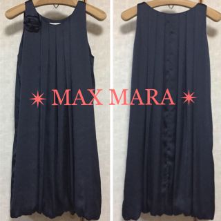 マックスマーラ(Max Mara)の【Max Mara】ノースリーブ ワンピース ドレス(ひざ丈ワンピース)