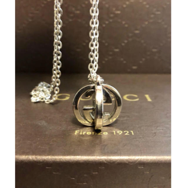 Gucci(グッチ)の美品❣️ 正規グッチ GUCCI チャーム トップ  ネックレス　シルバー メンズのアクセサリー(ネックレス)の商品写真