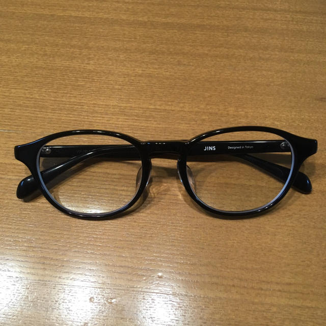 JINS(ジンズ)のJINS メガネ 黒 メンズのファッション小物(サングラス/メガネ)の商品写真