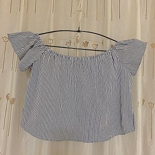 ザラ(ZARA)の❣️ZARA ストライプチェニックブラウス❣️Ｍサイズ❣️(Tシャツ(半袖/袖なし))